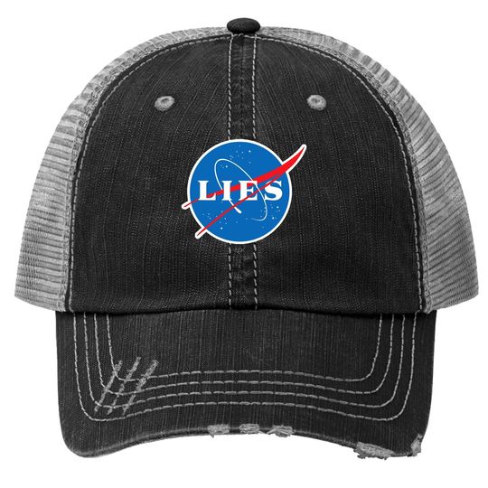 Nasa Lies Flat Earth Trucker Hat