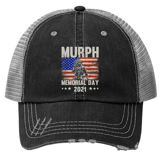 Memorial Day Murph Trucker Hat Us Military Trucker Hat