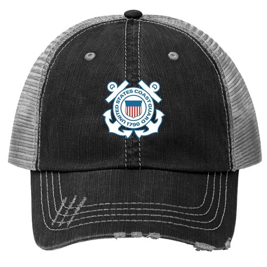 U.s. Coast Guard Veteran Quick-drying Trucker Hat