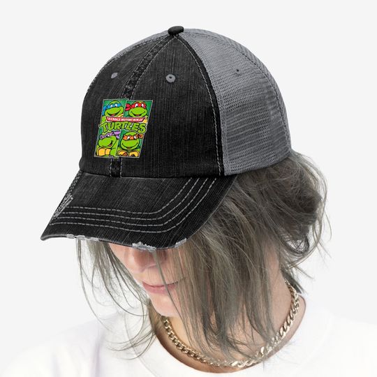Teenage Mutant Ninja Turtles Paneled Characters Trucker Hat