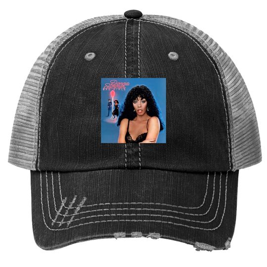 Virgiebsmith Donna Summer Bad Girls Round Neck Trucker Hat Sports Short Sleeve Trucker Hat