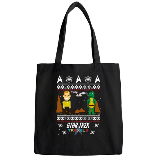 Star Trek Trexels Pixelated Captain Kirk Christmas Classic Bags