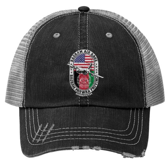Bagram Air Base Airfield Usaf Afghanistan Trucker Hat