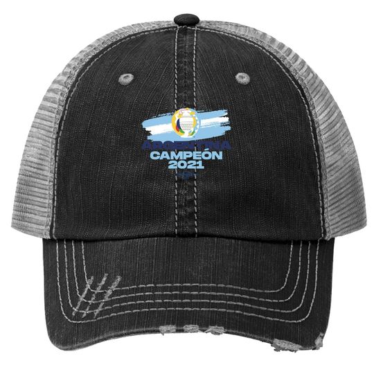 Copa America 2021 Argentina Champion Trucker Hat