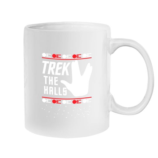 Star Trek The Halls Ugly Christmas Classic Mugs