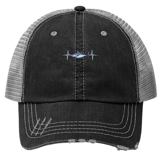 Tuna Giant Bluefin Fish Fishing Fisherman Trucker Hat