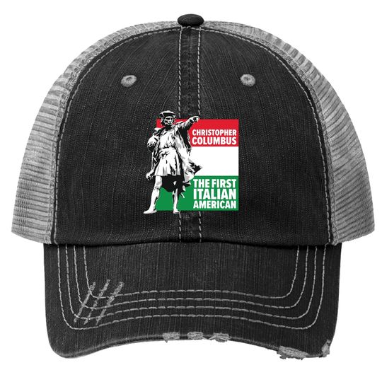 Save Columbus Day Trucker Hat