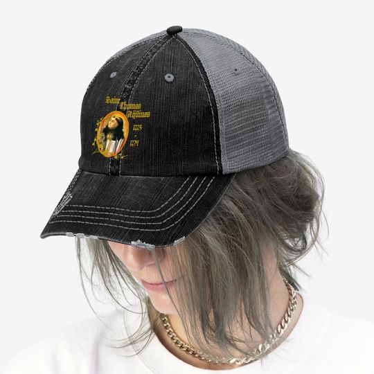 St Thomas Aquinas Catholic Trucker Hat