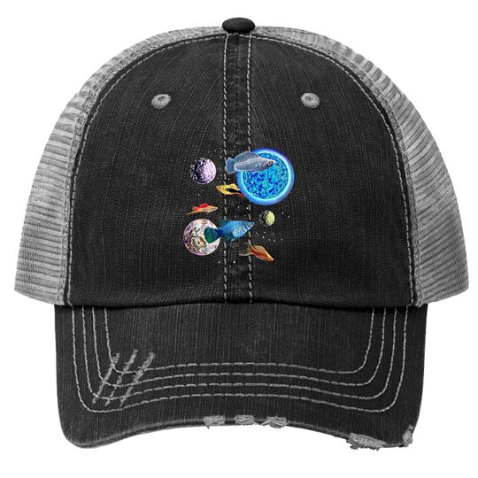 Platies Community Fish Tank Trucker Hat
