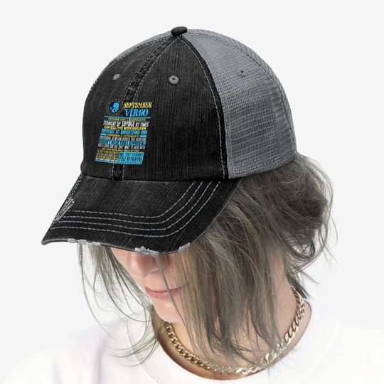 Virgo Facts September Virgo Trucker Hat