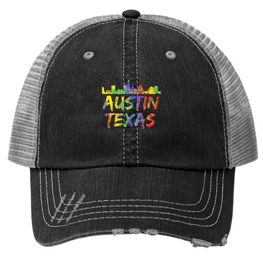 Austin Texas Skyline Trucker Hat