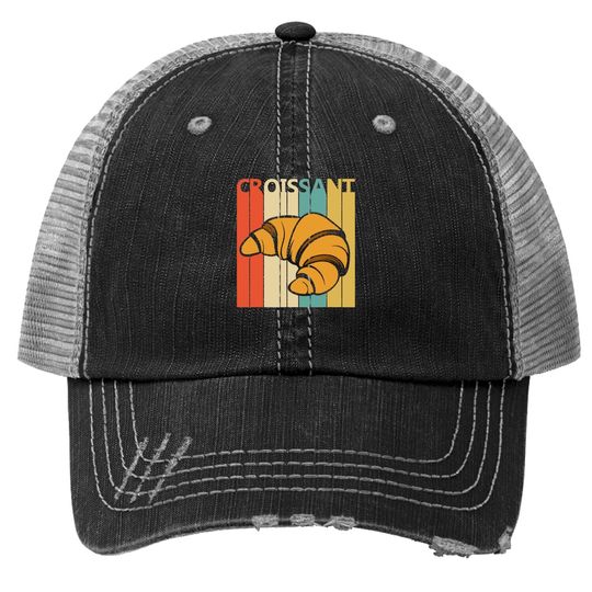 Vintage Croissant Trucker Hat