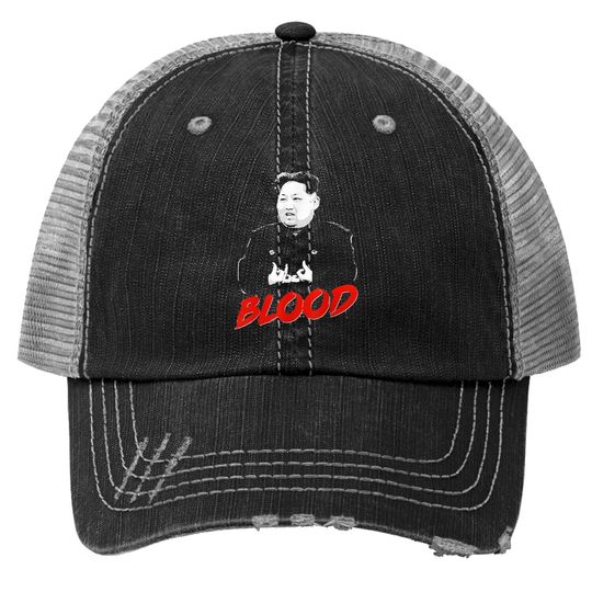 Kim Jong Un Blood Trucker Hat