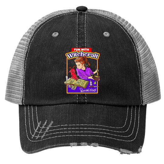 Witchcraft Wiccan-licious! Necronomicon Trucker Hat