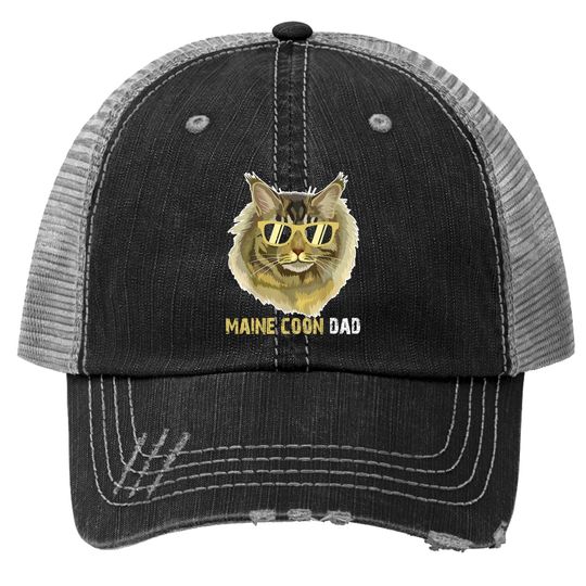 Maine Coon Dad Trucker Hat