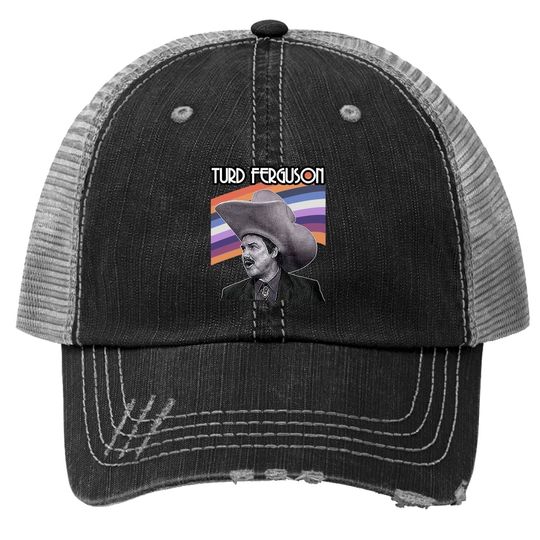 Turd Ferguson Celebrity Jeopardy Retro Trucker Hat
