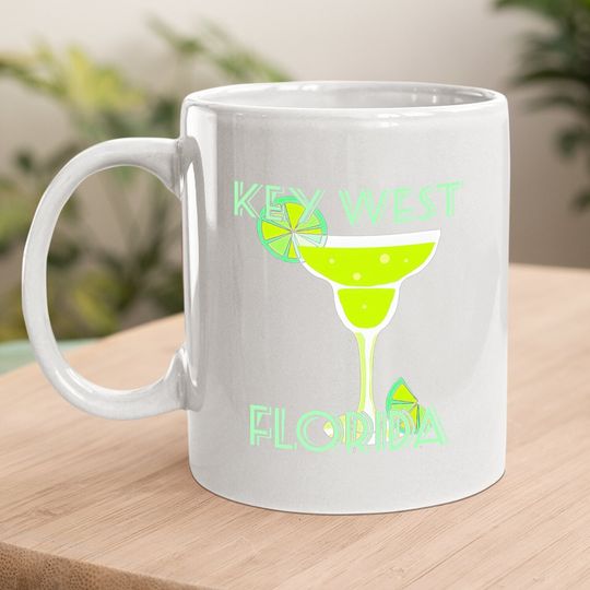 Key West Florida Margarita Cocktail With Lime Premium Coffee Mug