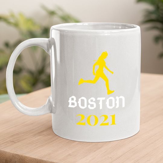 Boston 2021 Running Marathon Training In Progress Runner Coffee Mug