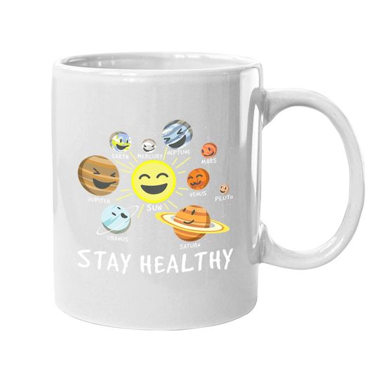 Health Astronaut - Solar System Gift Idea Child Health Day Coffee Mug