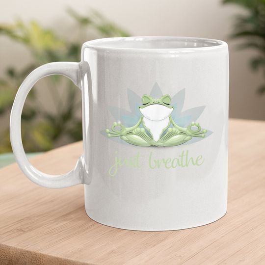 Frog Yoga Meditation Mug Pilates Yoga Animals Lover Coffee Mug