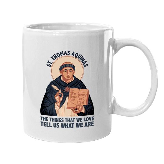 St Thomas Aquinas Catholic Coffee Mug