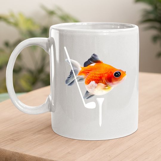 Funny Pearlscale Goldfish Coffee Mug
