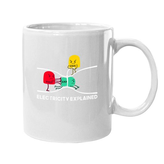 Electricity Explained Coffee Mug I Teacher Nerd Coffee Mug