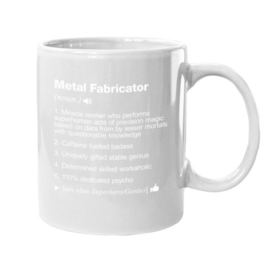 Metal Fabricator Job Definition Meaning Coffee Mug