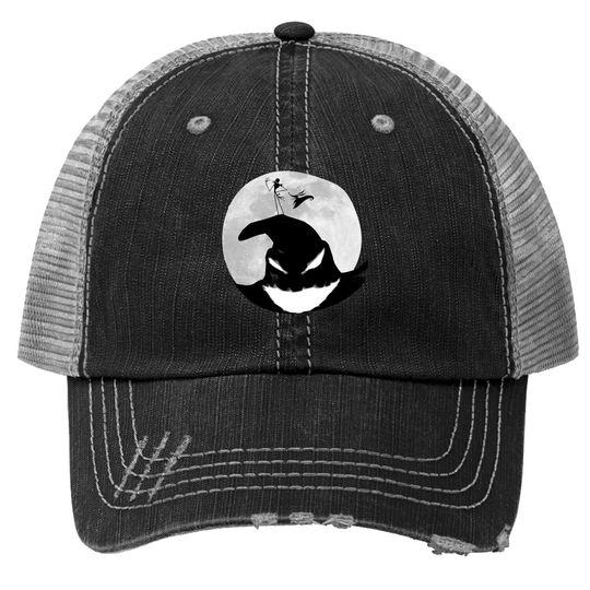 Disney Jack Skellington Oogie Boogie Moon Trucker Hat