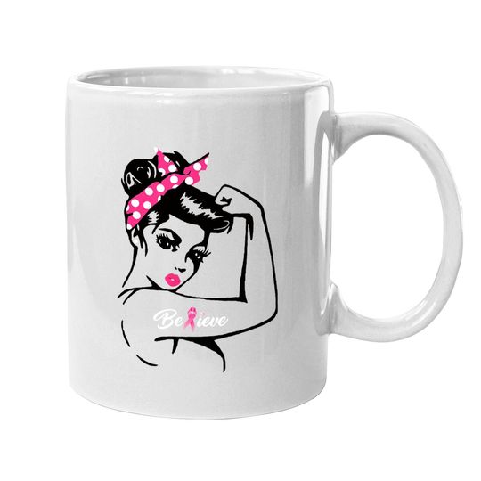 Breast Cancer Warrior Awareness Coffee Mug