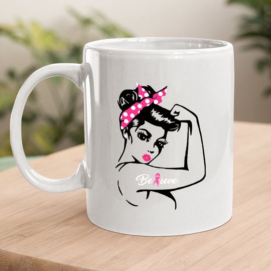 Breast Cancer Warrior Awareness Coffee Mug