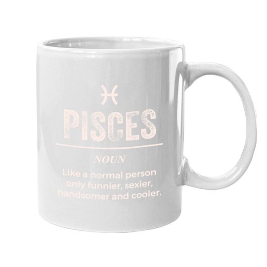 Pisces Definition Apparel Coffee Mug