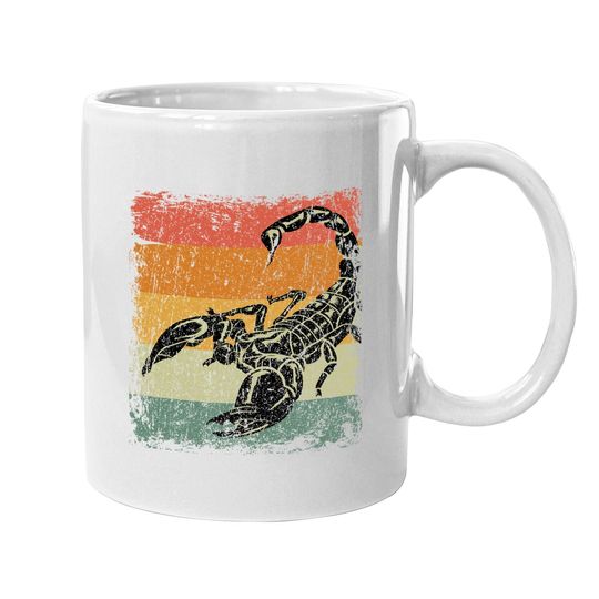 Retro Scorpio Gift Vintage Scorpion Coffee Mug