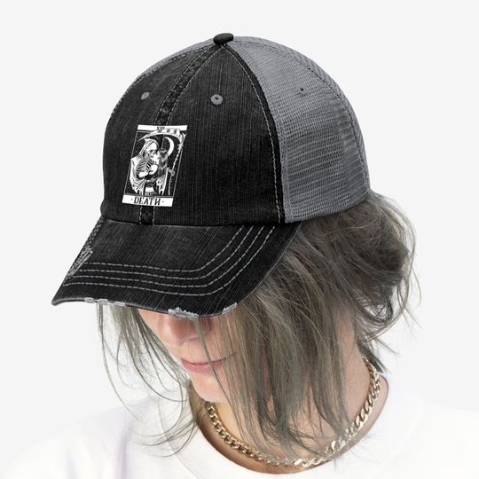 Blackcraft Vintage Death Tarot 13 Card Trucker Hat