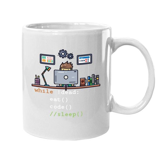 Computer Science Python Programmer Eat Code Sleep Coffee Mug