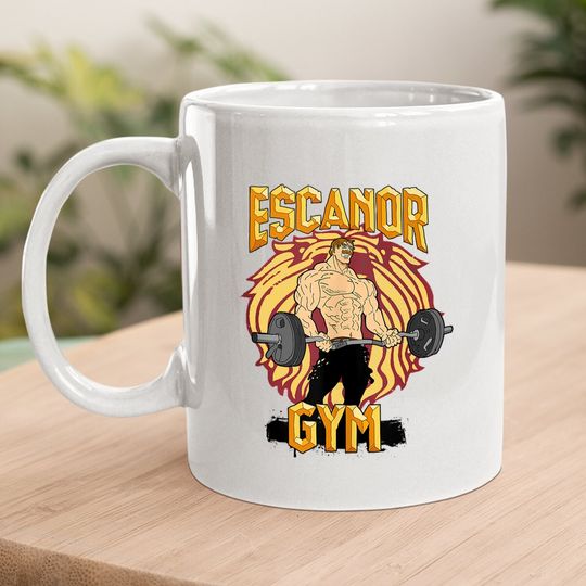 Bodybuilding Escanor Gym Pride Coffee Mug