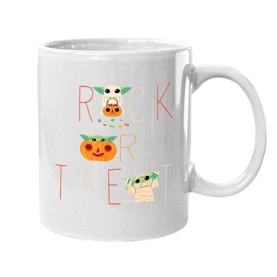 The Mandalorian Grogu Trick Or Treat Halloween Coffee Mug