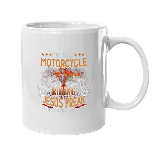Christian Biker I'm That Motorcycle Riding Jesus Coffee Mug