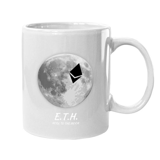 Eth To The Moon Crypto Coffee Mug