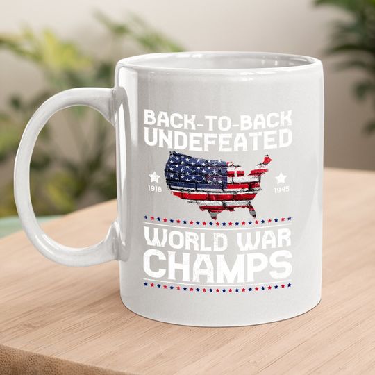 Back-to-back Undefeated World War Champs Coffee Mug