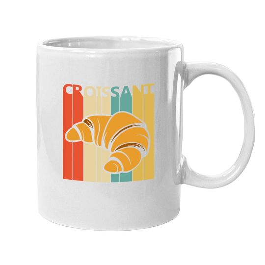 Vintage Croissant Coffee Mug