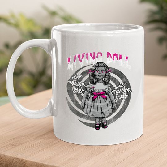 Twilight Zone Living Doll Talky Tina Creepy Graphic Coffee Mug