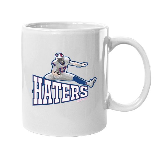 Josh Allen Jumping Over The Haters Coffee Mug