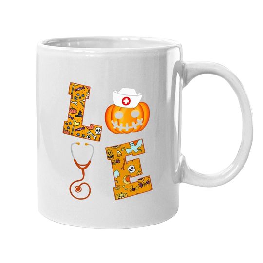 Love Halloween Nursing Coffee Mug