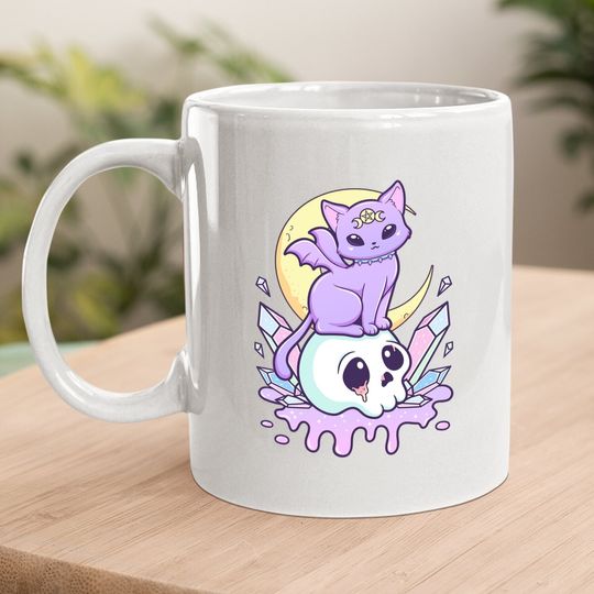 Kawaii Pastel Goth Cute Creepy Witchy Coffee Mug
