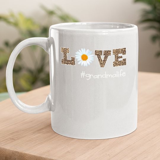 Love Grandma Life Daisy Art Classic Coffee Mug