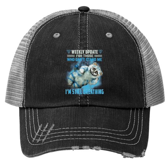 Cat I'm Still Breathing Classic Trucker Hat