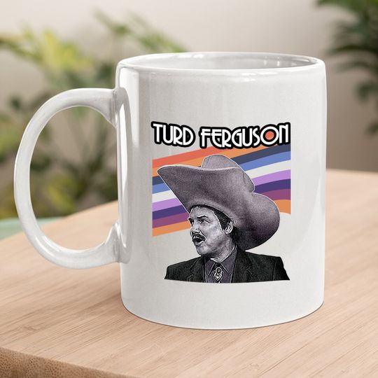 Turd Ferguson Celebrity Jeopardy Retro Coffee Mug