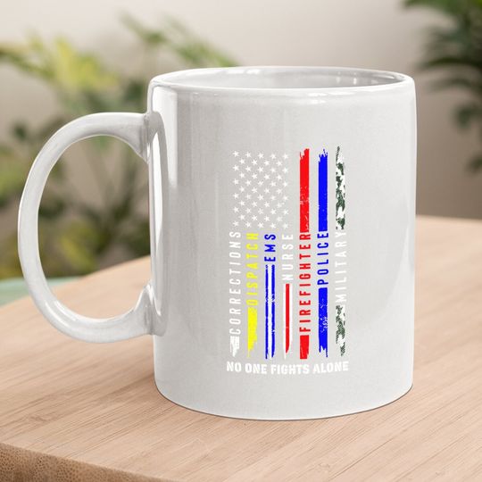 No One Fights Alone Patriot Apparel Coffee Mug Mug Fit