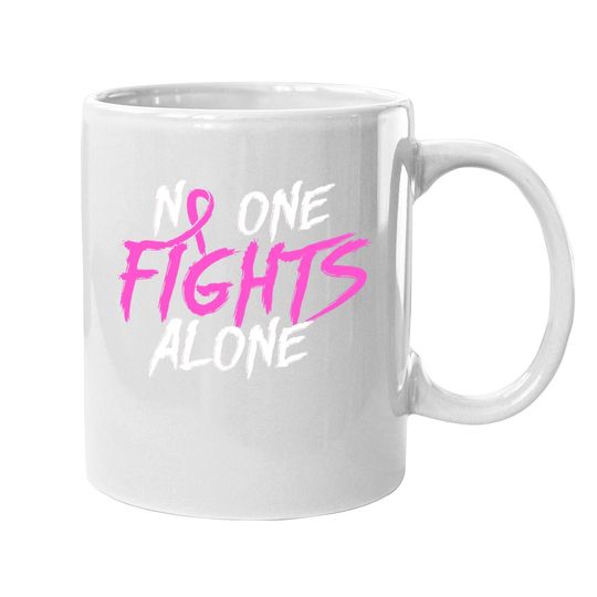 Decrum Pink Ribbon Breast Cancer Awareness Graphics Coffee Mug For Hope And Support